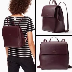 kate spade somerville road megyn purple backpack